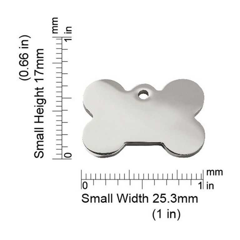 Abmessungen de la médaille Red Dingo 8BN-Small