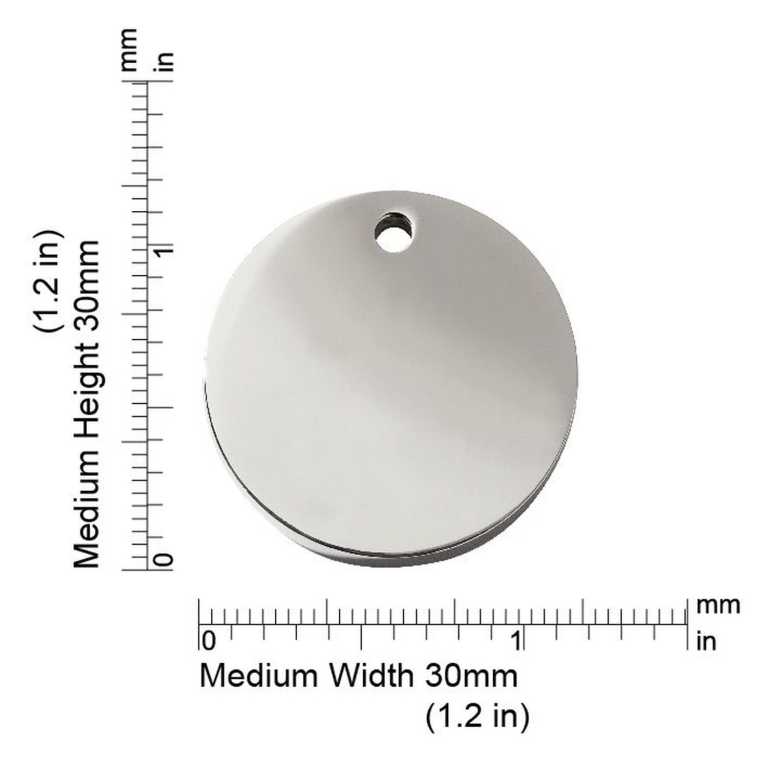 Abmessungen de la médaille Red Dingo 8CL-Medium