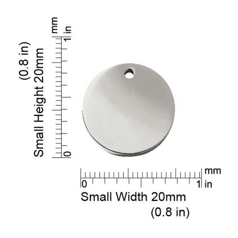 Abmessungen de la médaille Red Dingo 8CL-Small