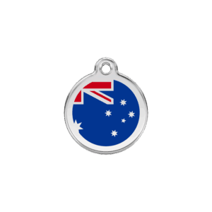 Katzenmarke Dunkelblau Australische Flagge Klein