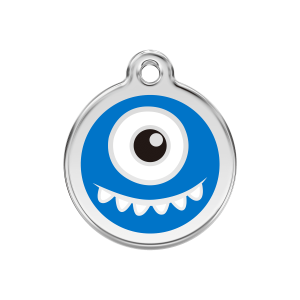 Hundemarke Monster Dunkelblau Größe M