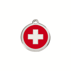 Katzenmarke Rotes Schweizer Kreuz S 20 mm