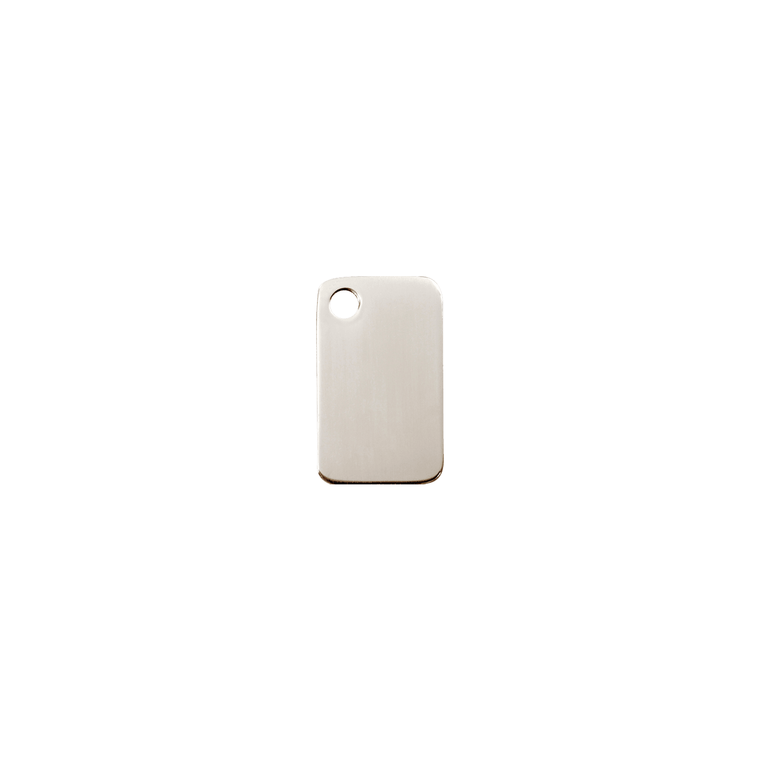 Vorderansicht – Médaille personnalisable pour chat Red Dingo en acier inoxydable - Größe S - Référence : 02-RT-ZZ-SM