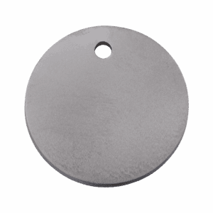 Hundemarke Kreis Titan Flach Größe L