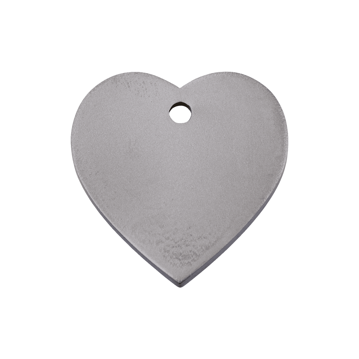 Vue avant - Médaille personnalisable pour chien Red Dingo Titane plat cœur - Größe M