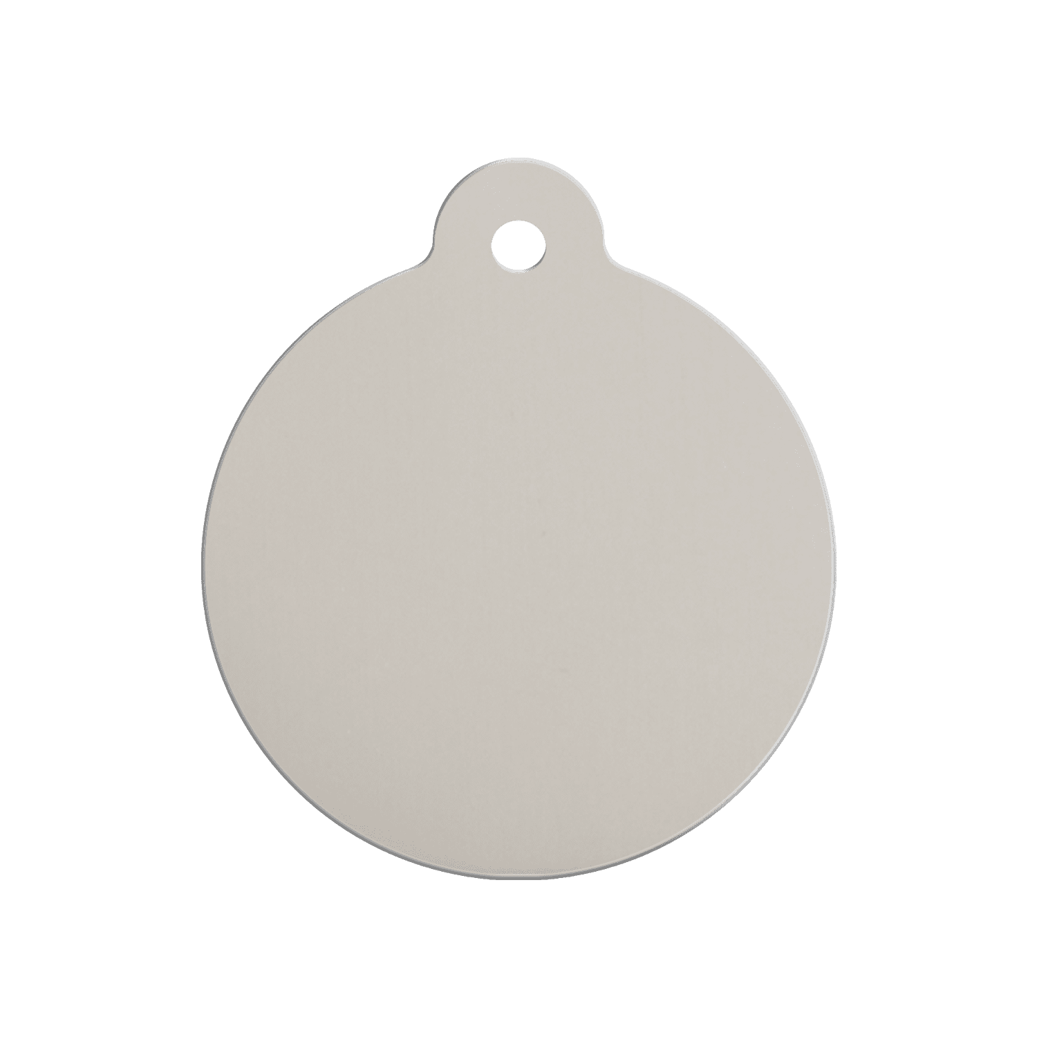 Vue arrière - Médaille personnalisée pour chien Red Dingo Marguerite Noir M 30.00mm